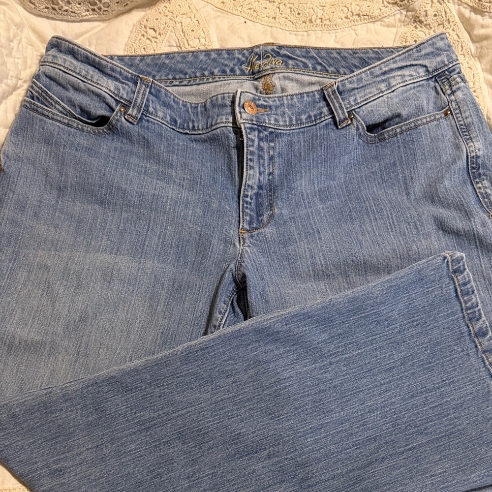 Y2K Old Navy “the Diva” Women's Light Blue Boot Cut Jeans